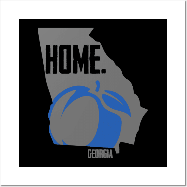 Georgia is My Home Dark Wall Art by EJTees